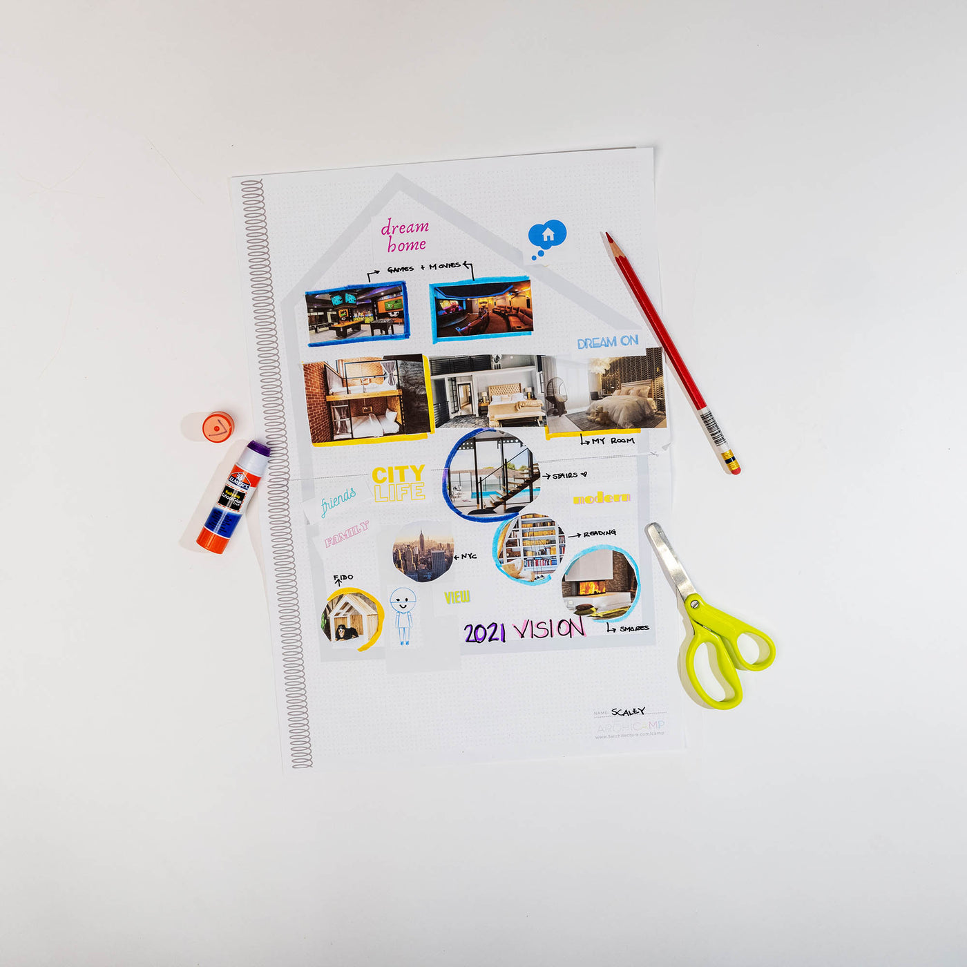 Create Your Own Dream Home Vision Board